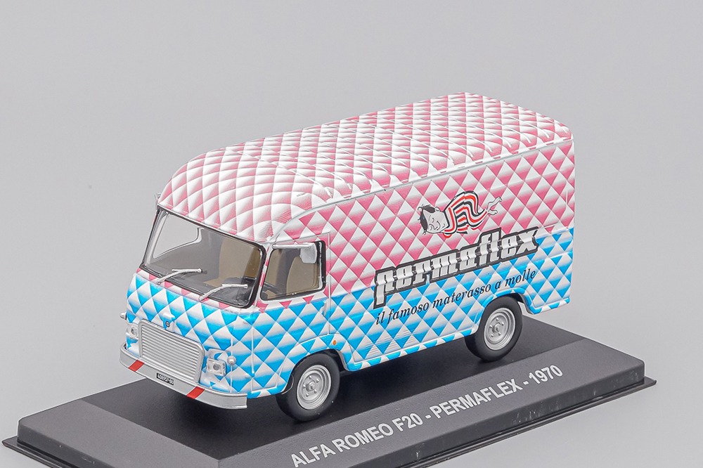 ALFA ROMEO F20 "PERMAFLEX" 1970, PINK / BLUE