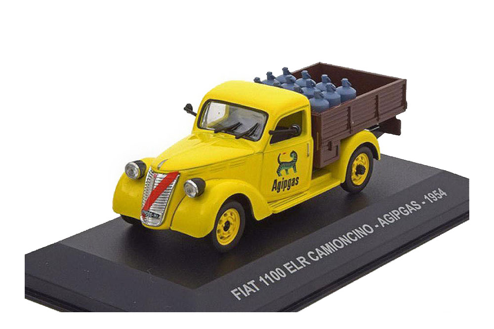 FIAT 1100 ELR ПИКАП AGIPGAS 1954 YELLOW/BROWN