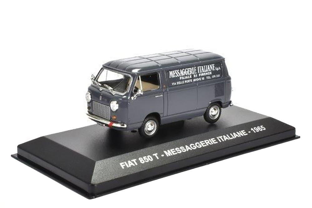 FIAT 850 T MESSAGGERIE ITALIANE 1965 GREY