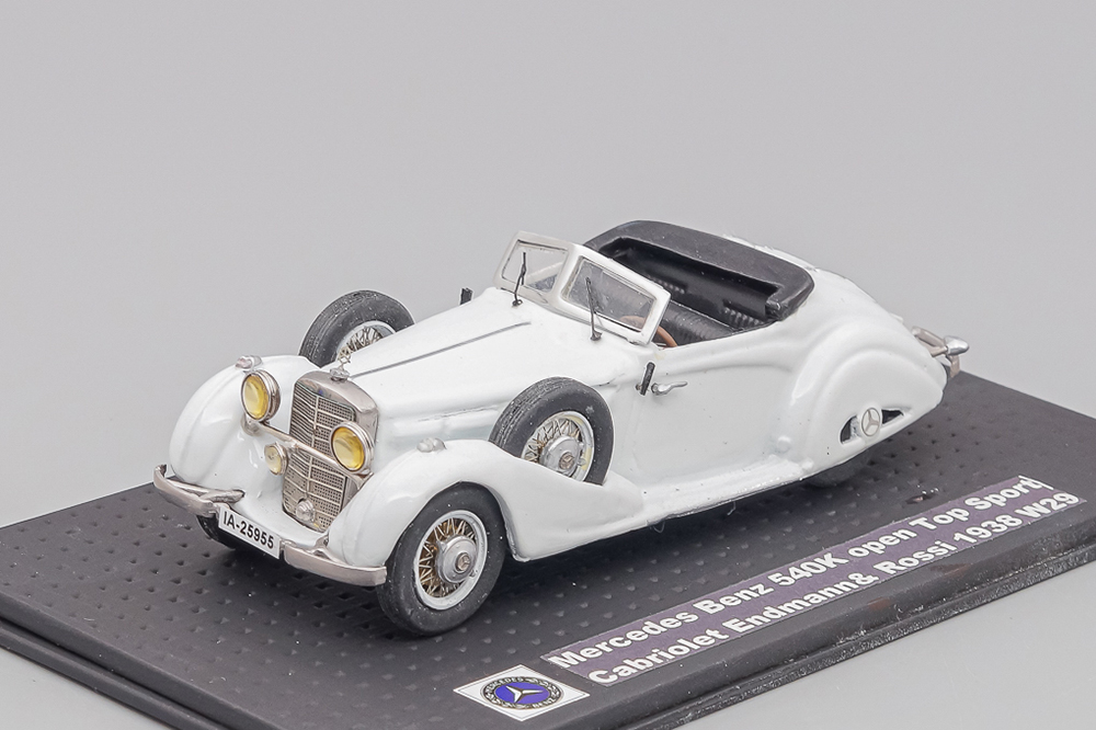 MERCEDES-BENZ 540K OPEN TOP SPORT CABRIOLET ENDMANN & ROSSI W29 1938, WHITE