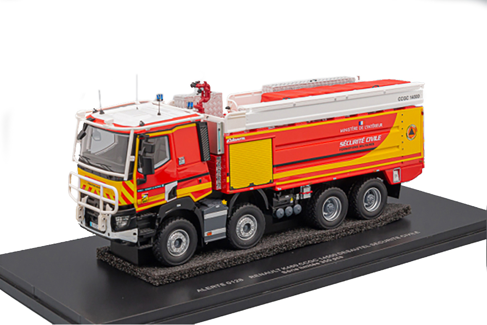 RENAULT K460 TANKER TRUCK 4-ASSI SAPEURS POMPIERS CCGC 14500