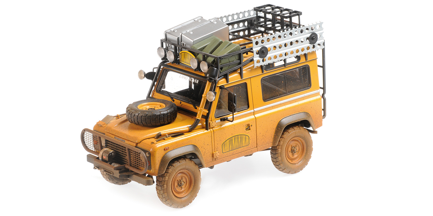 LAND ROVER 90 CAMEL TROPHY BORNEO 1985 DIRTY VERSION