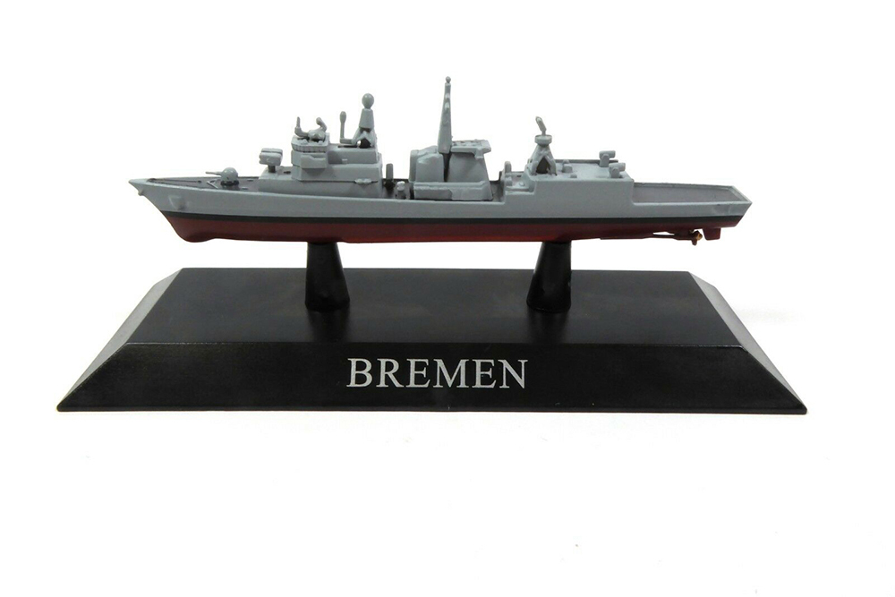 КОРАБЛЬ FRIGATE OF THE NAVY OF GERMANY TYPE BREMEN (BREMEN) 1982 (ДЛИНА 9 СМ)