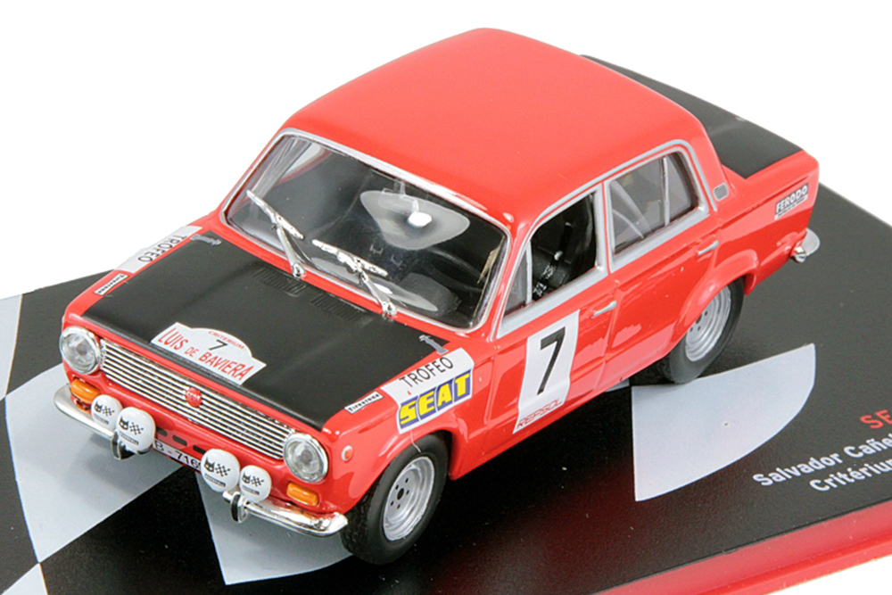 SEAT 124-1600 SALVADOR CANELLAS DANIEL FERRATER #7 CRITERIUM LUIS DE BAVIERA 1972
