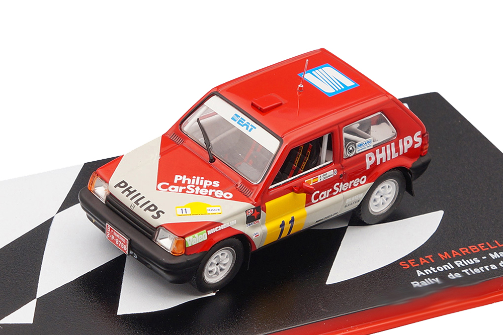 SEAT MARBELLA PROTO ANTONI RIUS MANEL CASANOVA RALLY TIERRA DE AVILES 1988