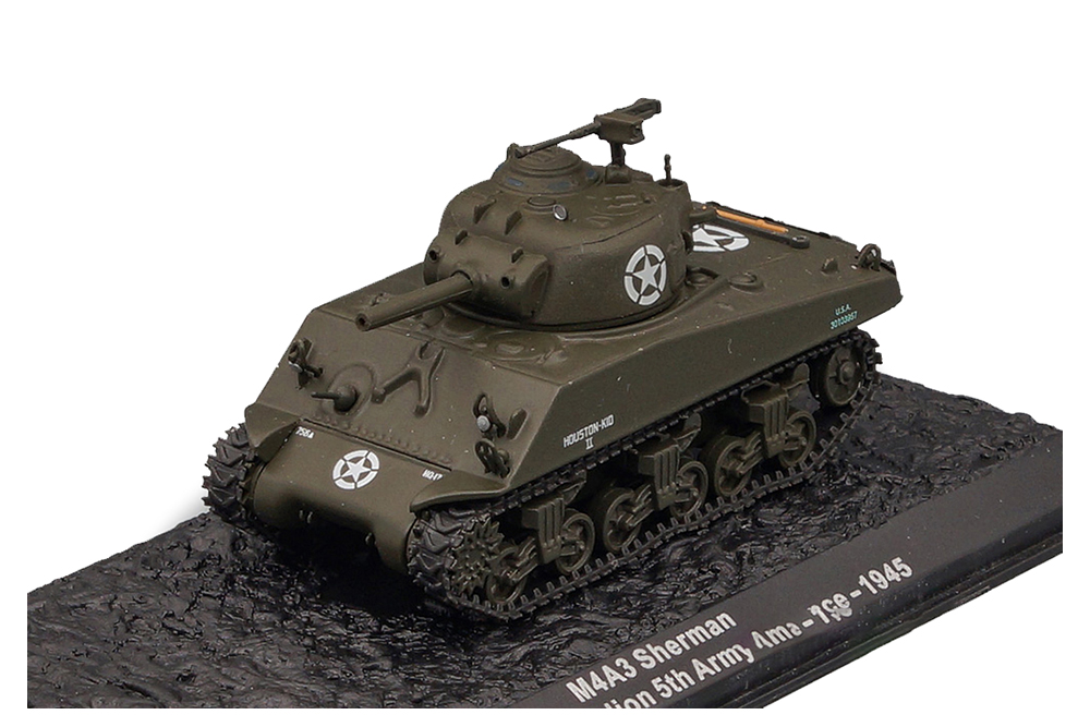 M4A3 SHERMAN 756TH TANK BATTALION 5TH ARMY FRANCE (1945)
