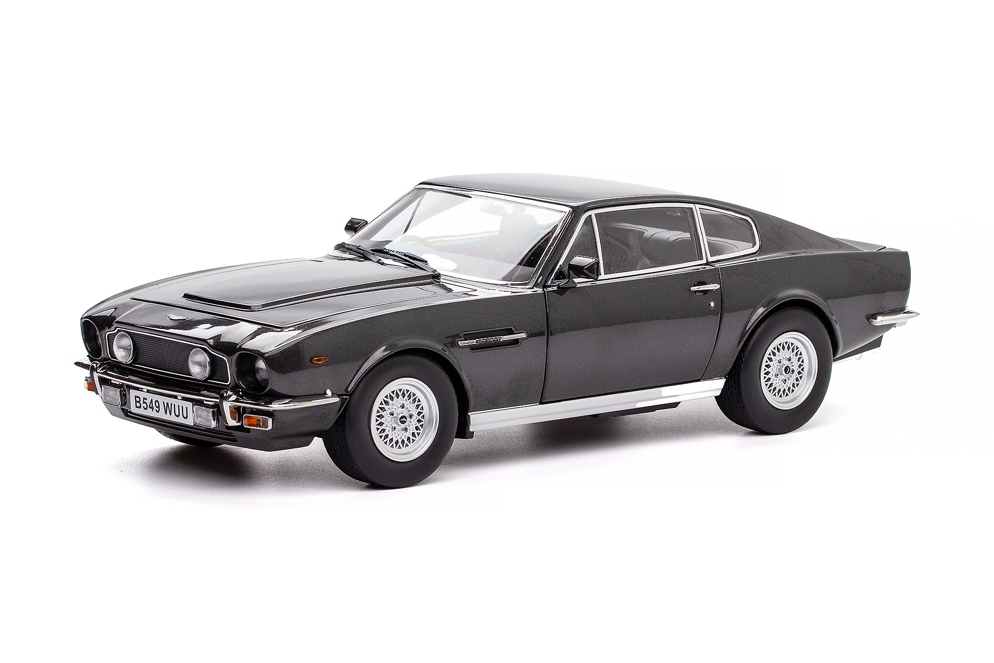 ASTON MARTIN V8 VANTAGE B549 WUU “THE LIVING DAYLIGHTS” 1985 / АСТОН МАРТИН ВАНТАЖ ДЖЕЙМС БОНД 007 ТЕМНО-СЕРЫЙ