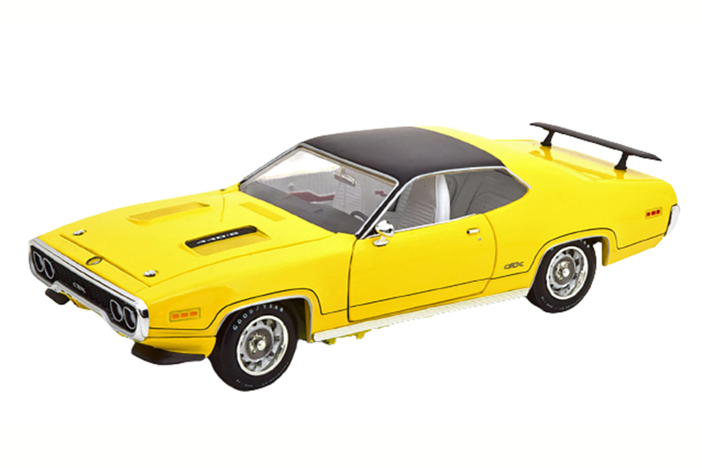 PLYMOUTH GTX 1971 YELLOW/BLACK