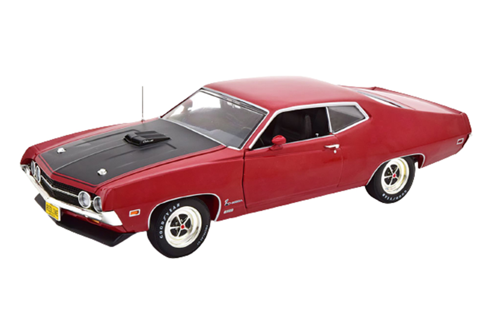 FORD TORINO COBRA 1970 RED MATT-BLACK
