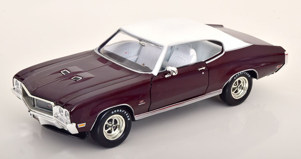 BUICK GS STAGE 1 1970 DARKRED WHITE