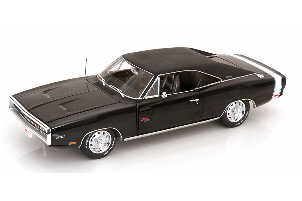 DODGE CHARGER R/T 1970 BLACK FLATBLACK