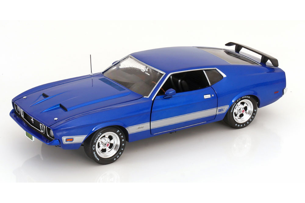 FORD MUSTANG MACH 1 1973 BLUEMETALLIC SILVER