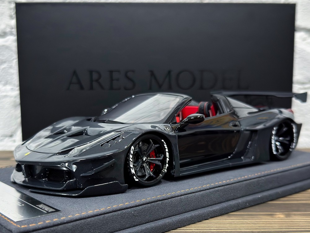 FERRARI 458 GT SPIDER LB WORKS CARBON/BLACK / ФЕРРАРИ 458 GT СПАЙДЕР LB WORKS КАРБОН/ЧЕРНЫЙ (ЛИМИТ 07/20)