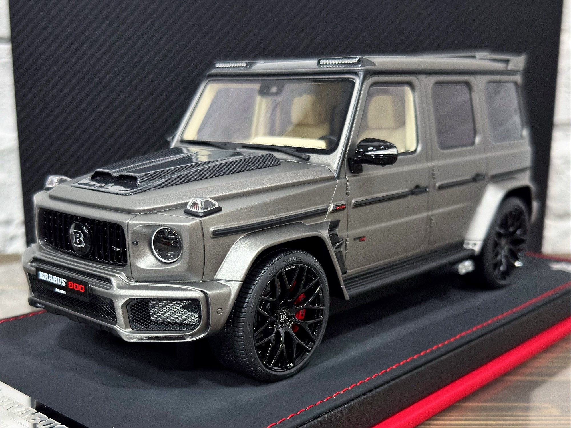 MERCEDES BENZ BRABUS G800 MATTE GRAY / МЕРСЕДЕС-БЕНЦ БРАБУС G800 МАТОВЫЙ СЕРЫЙ