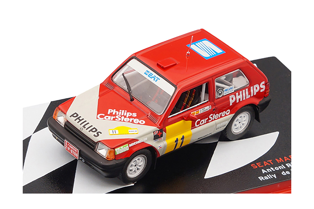 SEAT MARBELLA PROTO ANTONI RIUS - MANEL CASANOVA RALLY TIERRA DE AVILES (1988), RED