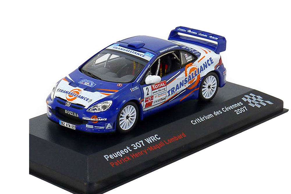 PEUGEOT 307 WRC PATRICK HENRY/MAGALI LOMBARD CRITERIUM DES CEVENNES 2007