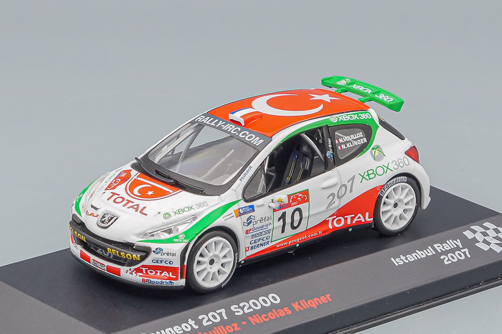 PEUGEOT 207 S2000 #10 NICOLAS VOUILLOZ NICOLAS KLINGER ISTANBUL RALLY 2007, WHITE