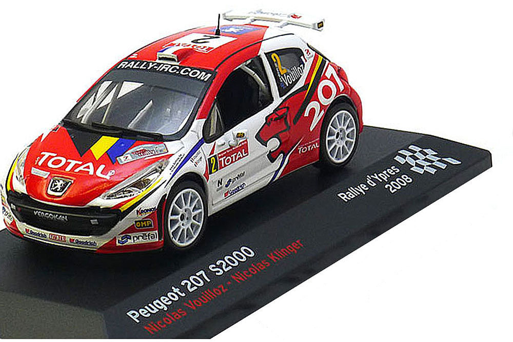 PEUGEOT-207 S2000 VOUILLOZ NICOLAS RALLYE YPRES 2008