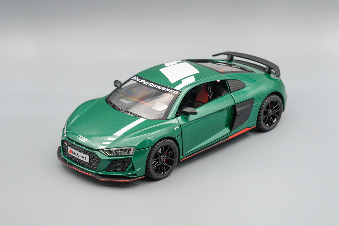 AUDI R8, ЗЕЛЁНЫЙ, 20 СМ