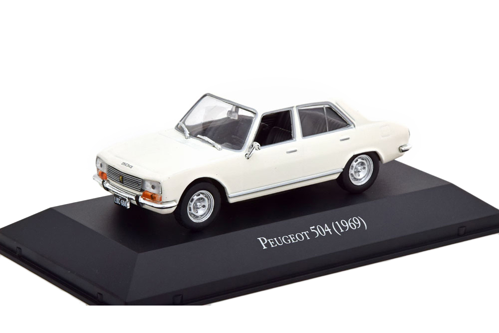 PEUGEOT 504 1969 WHITE METALLIC