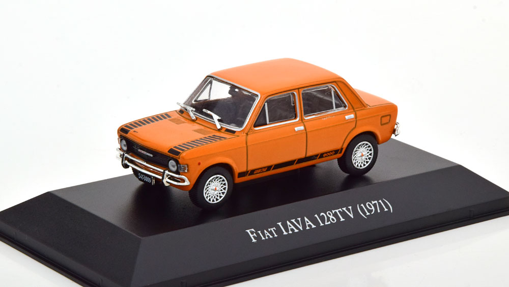 FIAT IAVA 128TV 1971 ORANGE BLACK