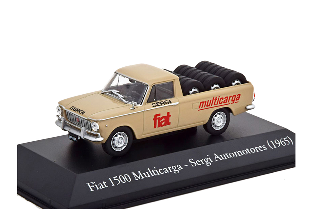 FIAT 1500 MULTICARGA PICK-UP PNEUS 1965 БЕЖЕВЫЙ