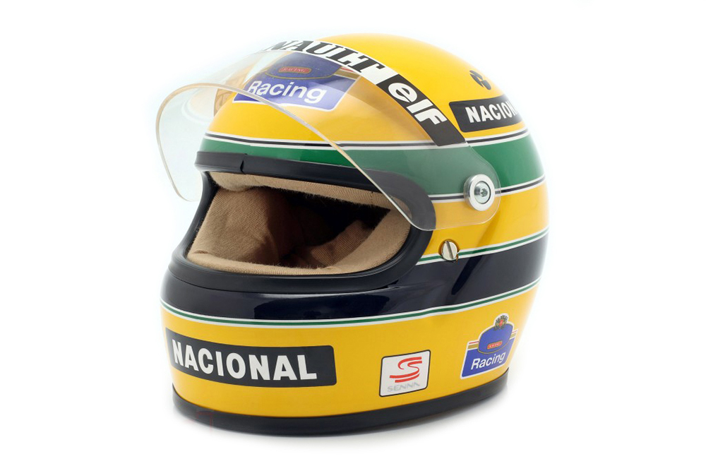 HELMET AYRTON SENNA WILLIAMS FW16 #2 FORMULA 1 1994 / ШЛЕМ АЙРТОНА СЕННЫ ВИЛЬЯМС (РАЗМЕРЫ 15 х 11 х 10 см)
