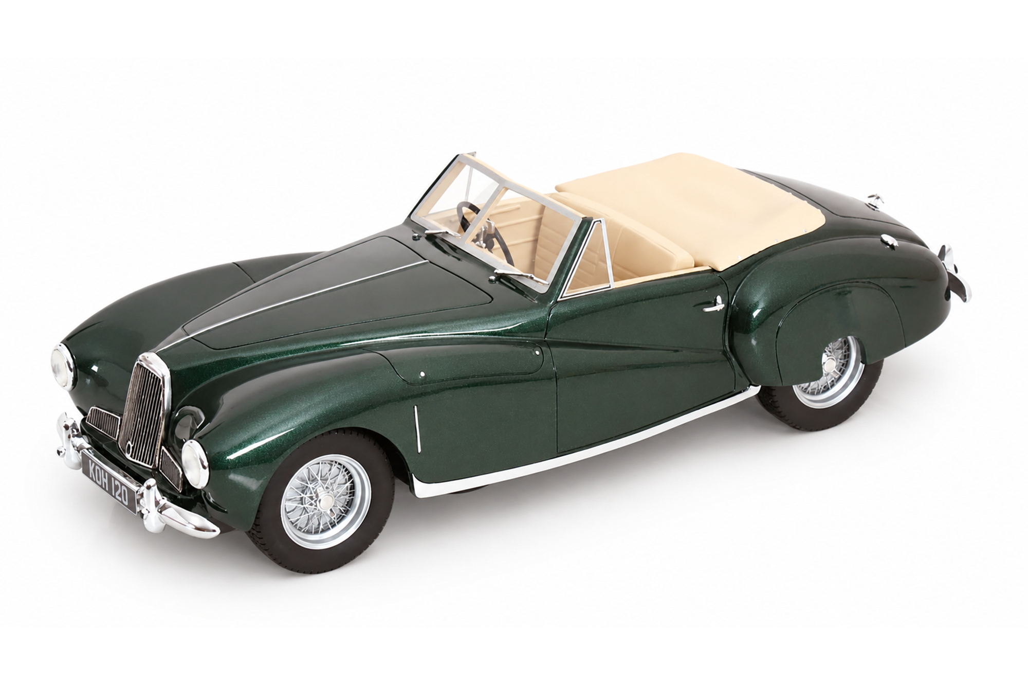 ASTON MARTIN 2-LITRE SPORTS 1949 DARKGREEN-METALLIC / АСТОН МАРТИН 2-ЛИТРОВЫЙ СПОРТИВНЫЙ 1949 ТЕМНО-ЗЕЛЕНЫЙ МЕТАЛЛИК