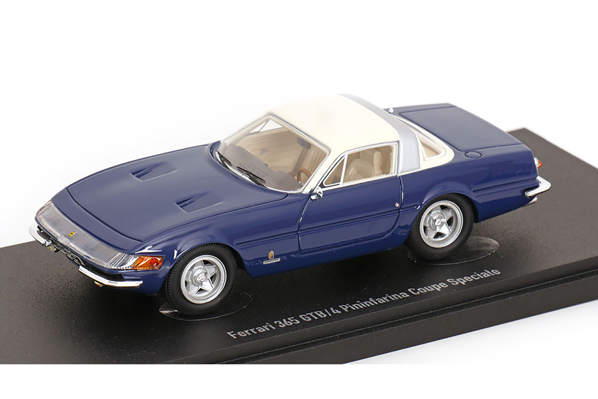 FERRARI 365 GTB/4 PININFARINA COUPE SPECIALE 1969 BLUE WHITE / ФЕРРАРИ 365 GTB/4 СПЕЦИАЛЬНОЕ КУПЕ ПИНИНФАРИНА 1969 СИНИЙ С БЕЛЫМ