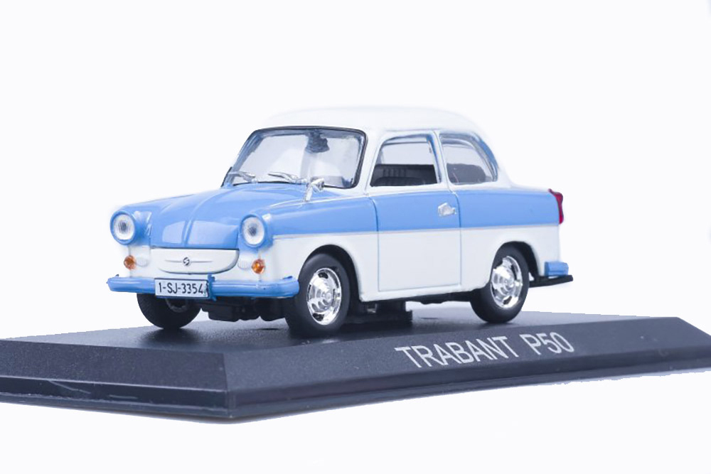 TRABANT P50 BLUE/WHITE