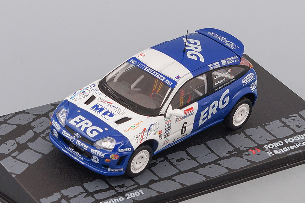 FORD FOCUS RS WRC #6 P.ANDREUCCI/A.GIUSTI RALLY SAN MARINO 2001