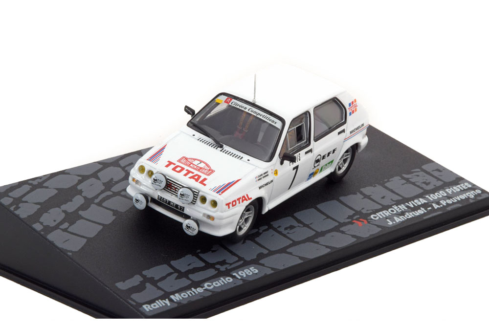 CITROEN VISA 1000 PISTES #7 ANDRUET/PEUVERGNE RALLY MONTE-CARLO 1985