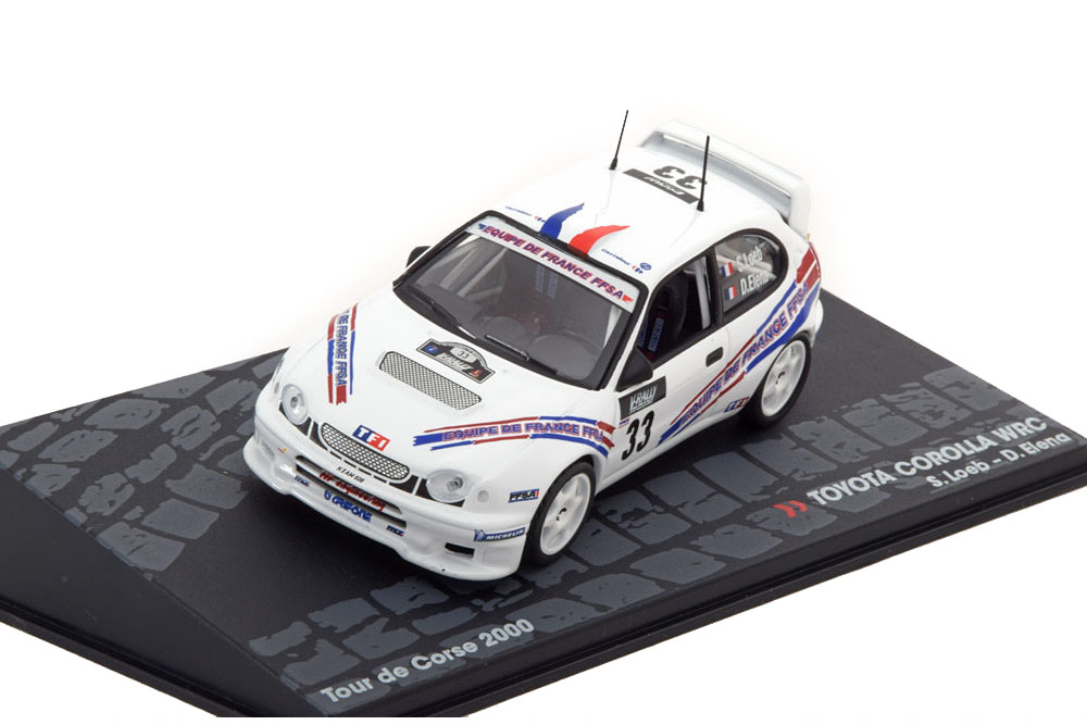 TOYOTA COROLLA WRC #33 S.LOEB/ELENA TOUR DE CORSE 2000