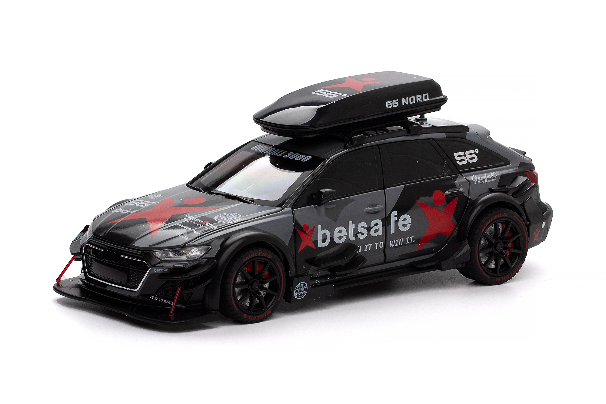 AUDI RS6 AVANT BETSAFE 2025 GREY / АУДИ RS6 АВАНТ BETSAFE 2025 С БАГАЖНИКОМ СЕРЫЙ (БЕЗ УПАКОВКИ)
