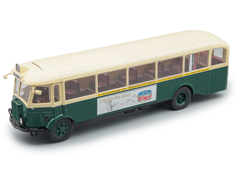 RENAULT TN4-H C2 1946 ПРИГОРОДНЫЙ АВТОБУС ФРАНЦИИ ЗЕЛЕНЫ С БЕЛЫМ