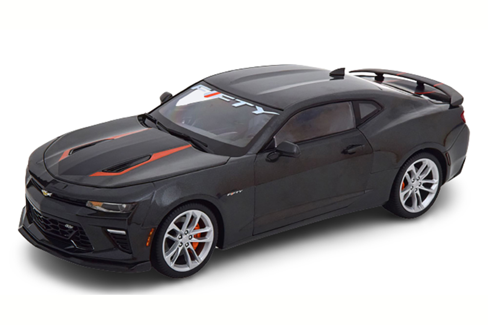 CHEVROLET CAMARO SS 50TH ANNIVERSARY OF THE CAMARO 2017 GREY METALLIC/ORANGE LIMITED EDITION 1002 PCS