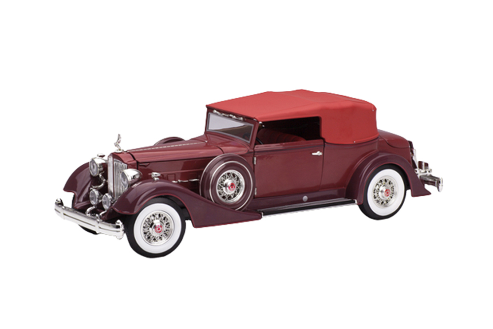 PACKARD V12 VICTORIA 1934 RED