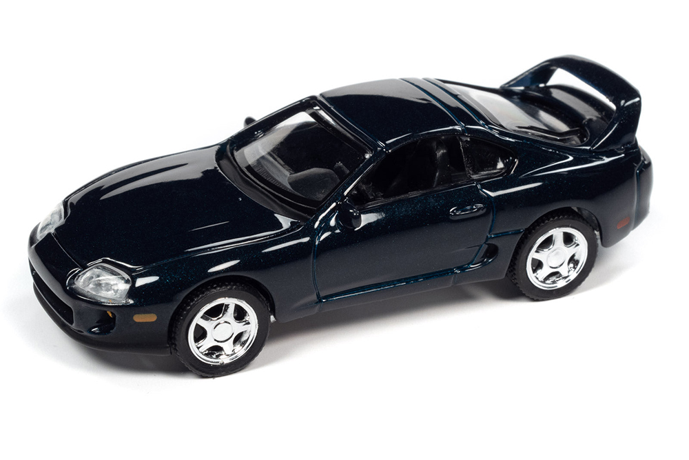 TOYOTA SUPRA 1996 ROYAL SAPPHIRE PEARL (СИНИЙ МЕТАЛЛИК) (ДЛИНА МОДЕЛИ 6-10 СМ)