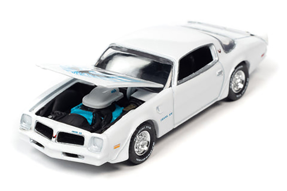PONTIAC FIREBIRD T/A 1976 CAMEO WHITE (БЕЛЫЙ) (ДЛИНА МОДЕЛИ 6-10 СМ)