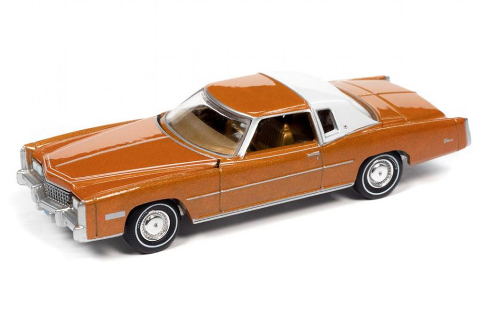 CADILLAC ELDORADO 1975 ORANGE (ДЛИНА МОДЕЛИ 6-10 СМ)