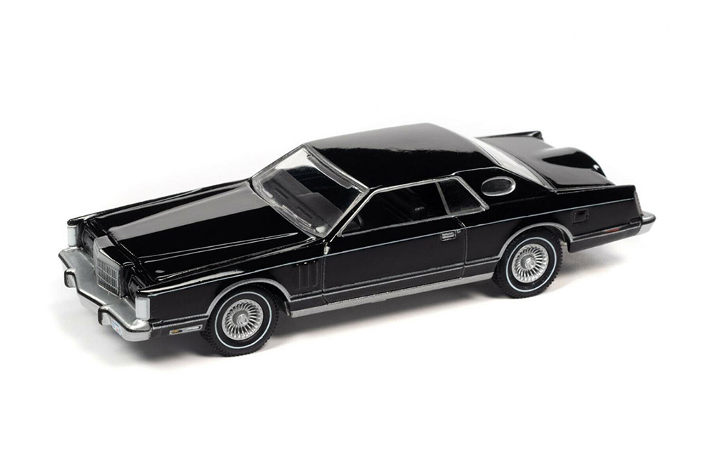 LINCOLN CONTINENTAL COUPE MARK V BLACK / ЛИНКОЛЬН КОНТИНЕНТАЛ КУПЕ МАРК 5 ЧЕРНЫЙ (ДЛИНА МОДЕЛИ 6-10 СМ)