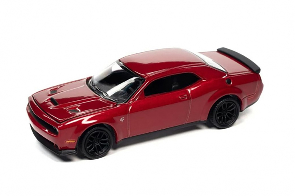 DODGE CHALLENGER HELLCAT 2018, RED (ДЛИНА МОДЕЛИ 6-10 СМ)