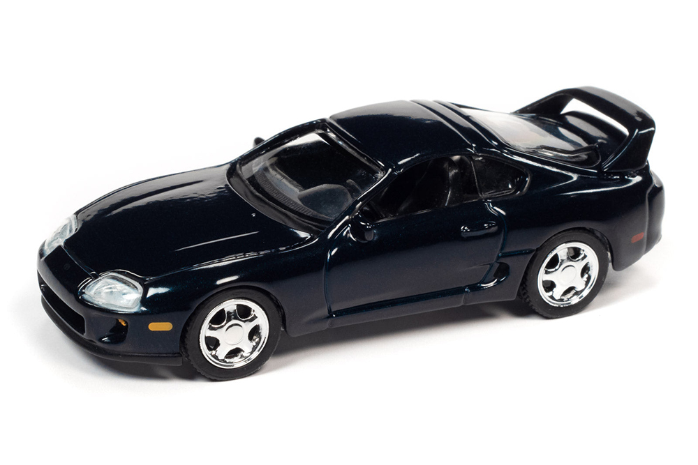 TOYOTA SUPRA 1995 BALTIC BLUE POLY (СИНИЙ) (ДЛИНА МОДЕЛИ 6-10 СМ)