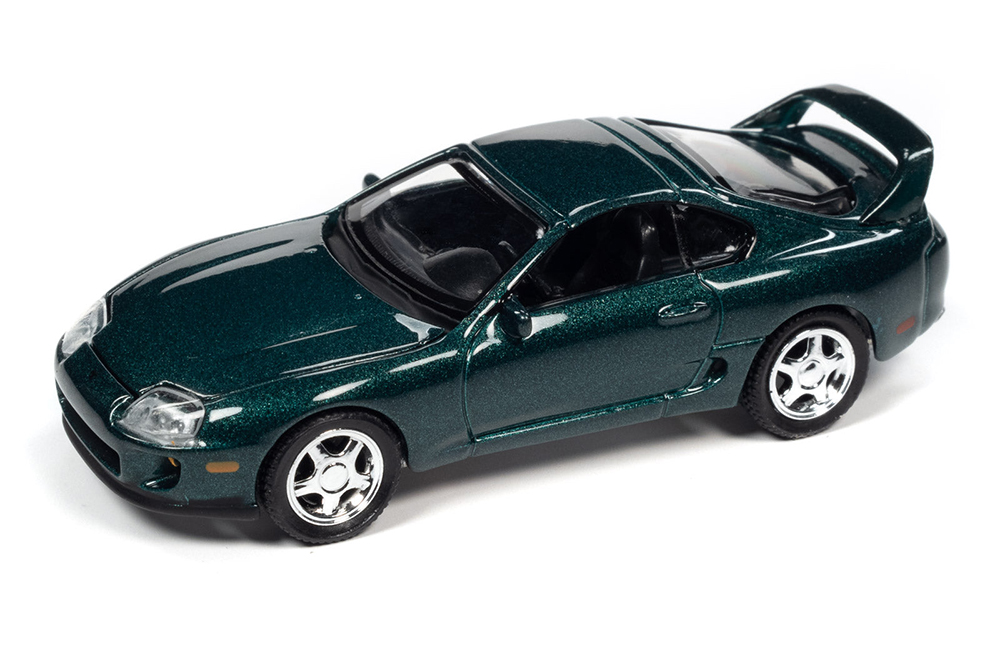 TOYOTA SUPRA 1996 DEEP JEWEL GREEN PEARL (ЗЕЛЕНЫЙ) (ДЛИНА МОДЕЛИ 6-10 СМ)