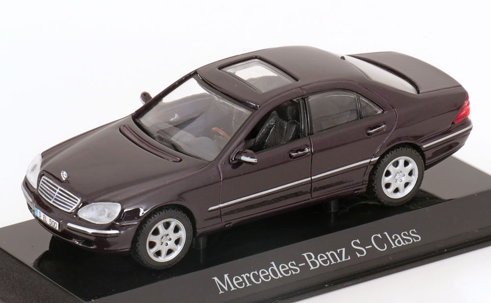 MERCEDES S-KLASSE FACELIFT 2002 DARK RED