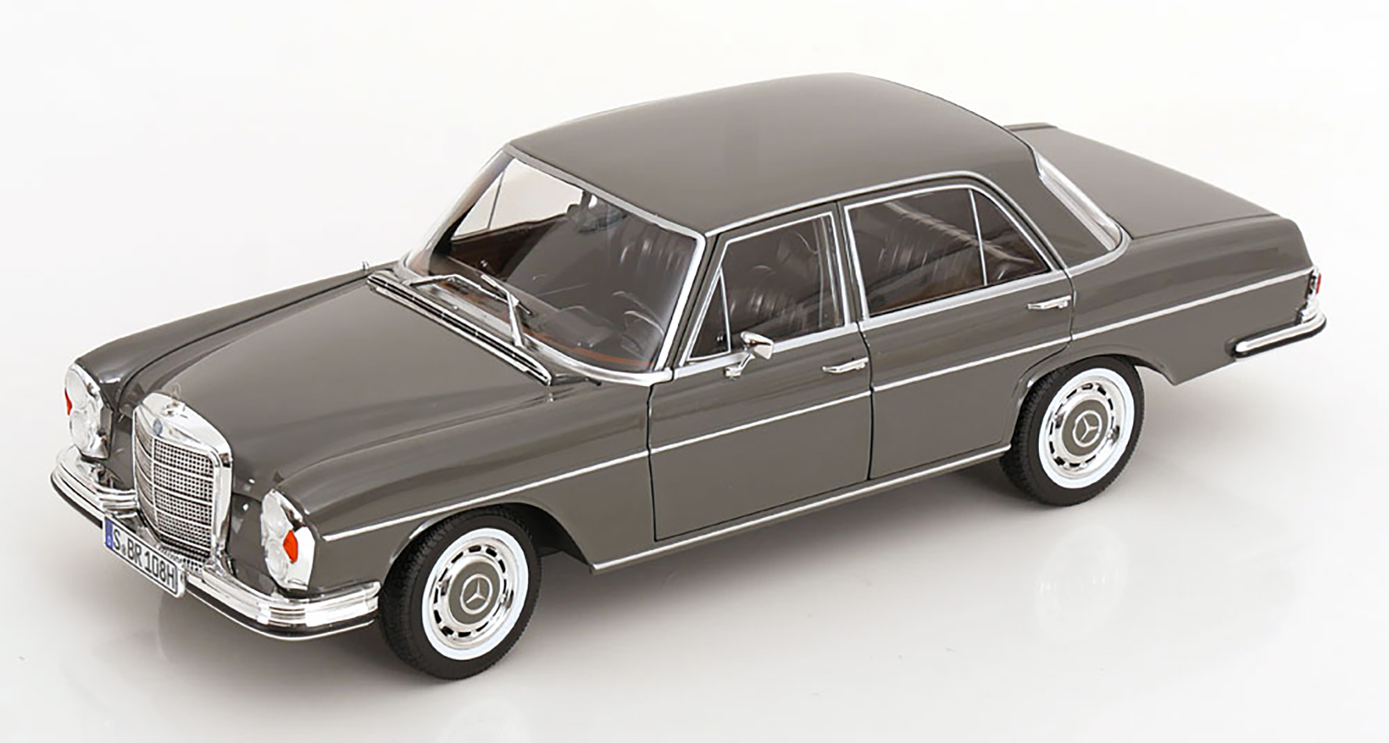 MERCEDES-BENZ 280 SE W108 1968 ARABIAN GREY / МЕРСЕДЕС-БЕНЦ 280 СЕ W108 АРАБИАН СЕРЫЙ