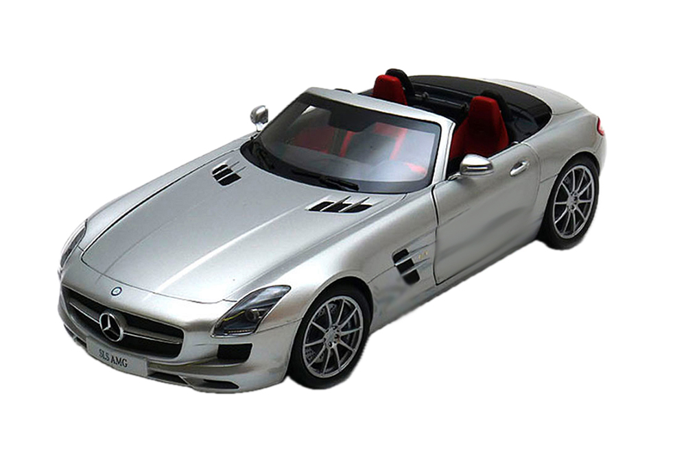 MERCEDES SLS AMG ROADSTER 2011 SILVER