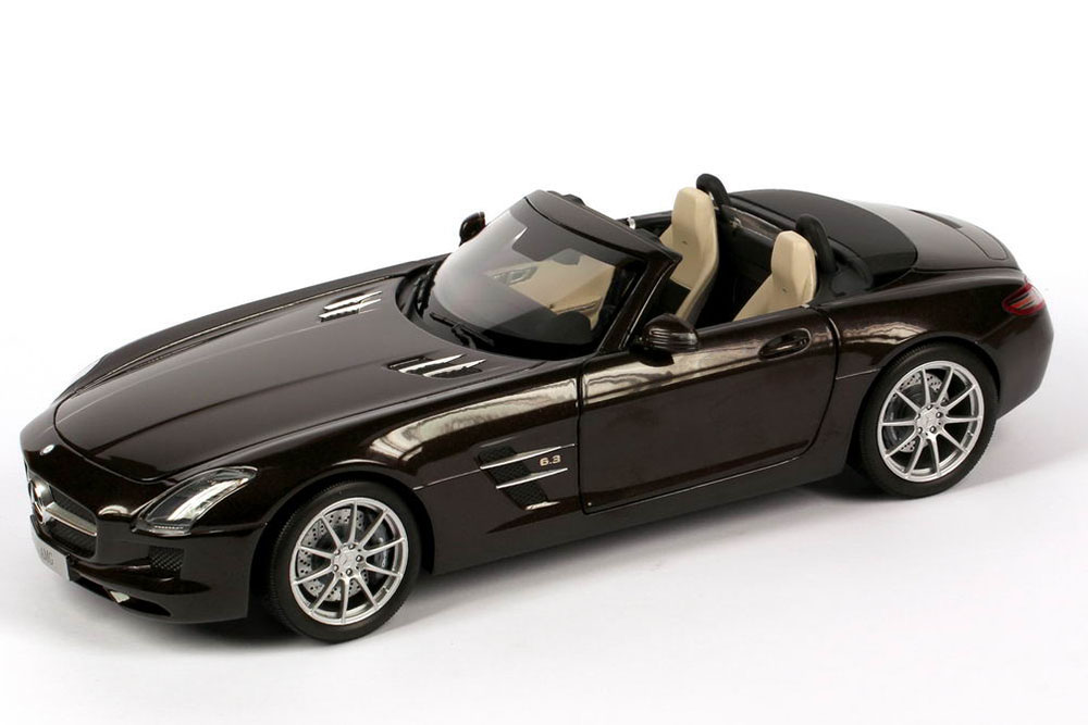 MERCEDES SLS AMG ROADSTER 2011 BROW NMETALLIC