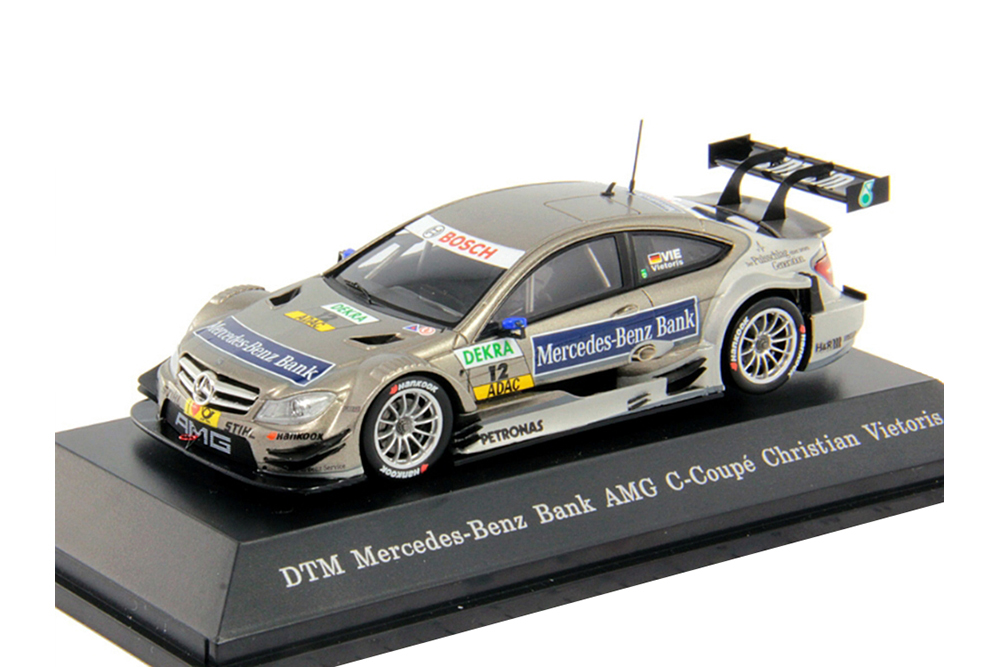 MERCEDES AMG C-CLASS CHRISTIAN VIETORIS DTM 2012 SILVER / МЕРСЕДЕС AMG C-CLASS КРИСТИАН ВИЕТОРИС DTM 2012 СЕРЕБРО