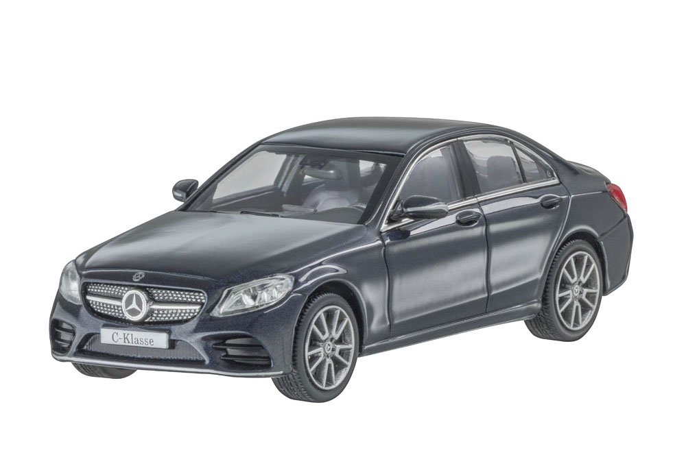 MERCEDES W205 C-CLASS MOPF 2016 METALLIC DARK BLUE